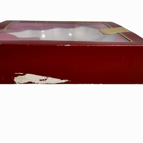 Lenox Holiday Tartan Tree Candy Dish Excellent Condition in Box - Picture 5 of 5